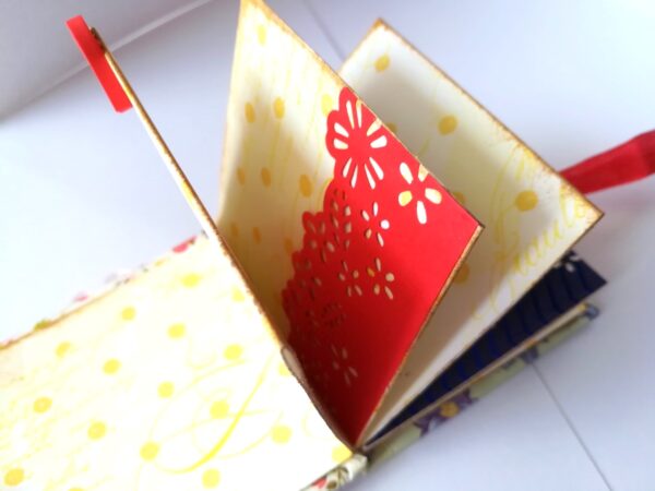 Pocket Mini Handmade Paper Book image Pocket Mini Handmade Paper Book image