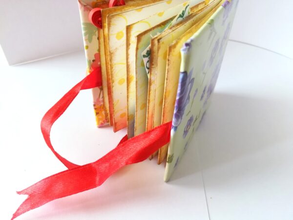 Pocket Mini Handmade Paper Book image Pocket Mini Handmade Paper Book image