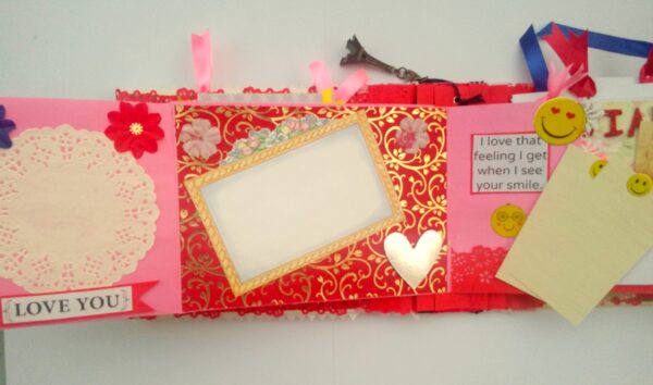 Handmade Love Memory Album cum Scrapbook image