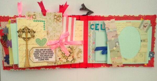 Handmade Love Memory Album cum Scrapbook image