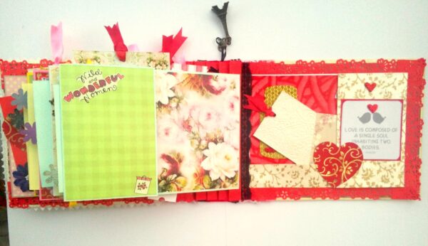 Handmade Love Memory Album cum Scrapbook image