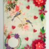 Beautiful Love Birds Quilled Flowers Greeting Card image Beautiful Love Birds Quilled Flowers Greeting Card image