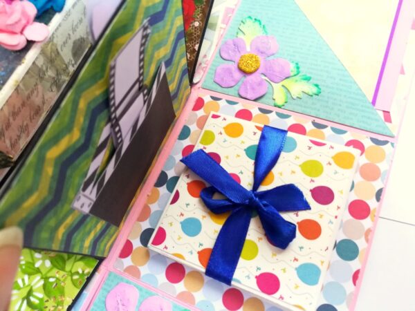 Blue Themed Birthday Explosion Box with Treasure Box image Blue Themed Birthday Explosion Box with Treasure Box image