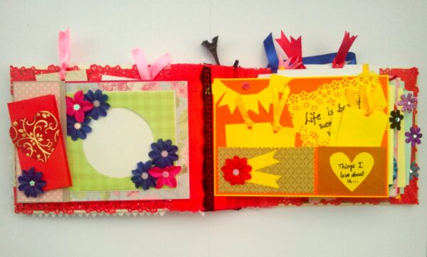 Handmade Love Memory Album cum Scrapbook image