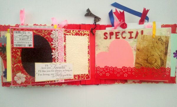 Handmade Love Memory Album cum Scrapbook image
