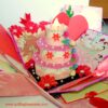 Love and Birthday Explosion Box With Battery Light Cake image