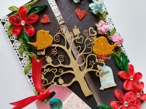 Love Greeting Card With Beautiful Tree image Love Greeting Card With Beautiful Tree image