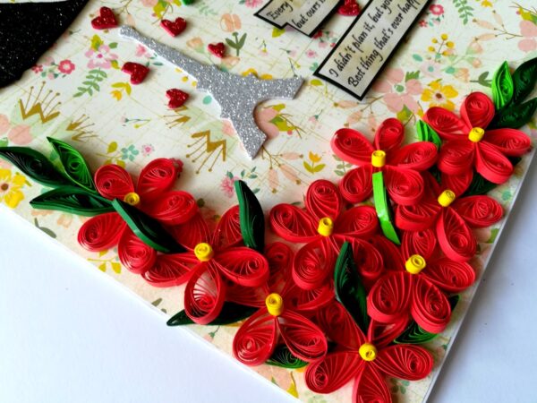 Happy Anniversary Quilled Greeting Card image