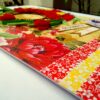 Red Themed Quilled Flowers Greeting Card image