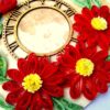 Red Themed Quilled Flowers Greeting Card image