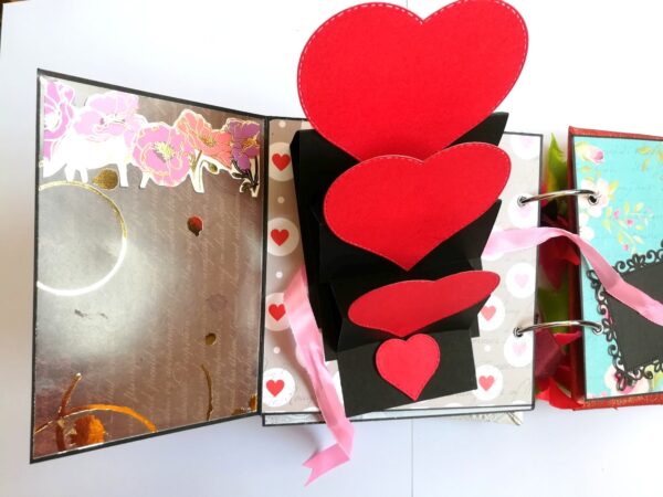 Love and Birthday Handmade Scrapbook image Love and Birthday Handmade Scrapbook image