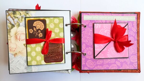 Love and Birthday Handmade Scrapbook image Love and Birthday Handmade Scrapbook image