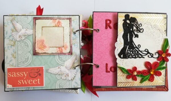 Love and Birthday Handmade Scrapbook image Love and Birthday Handmade Scrapbook image