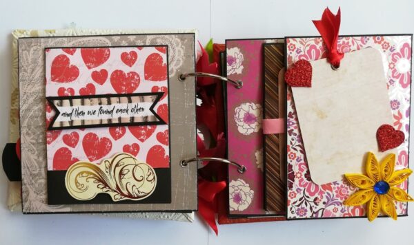 Love and Birthday Handmade Scrapbook image Love and Birthday Handmade Scrapbook image