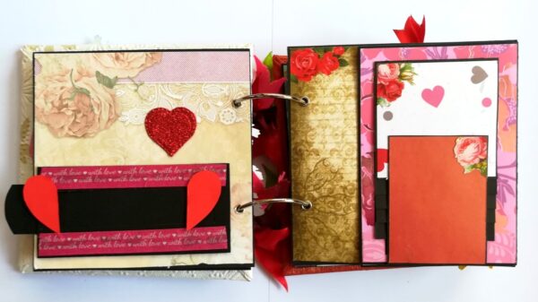 Love and Birthday Handmade Scrapbook image Love and Birthday Handmade Scrapbook image