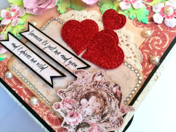 Love and Birthday Handmade Scrapbook image Love and Birthday Handmade Scrapbook image