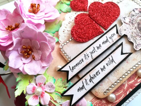 Love and Birthday Handmade Scrapbook image Love and Birthday Handmade Scrapbook image