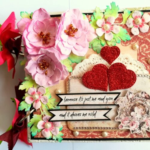 Love and Birthday Handmade Scrapbook image