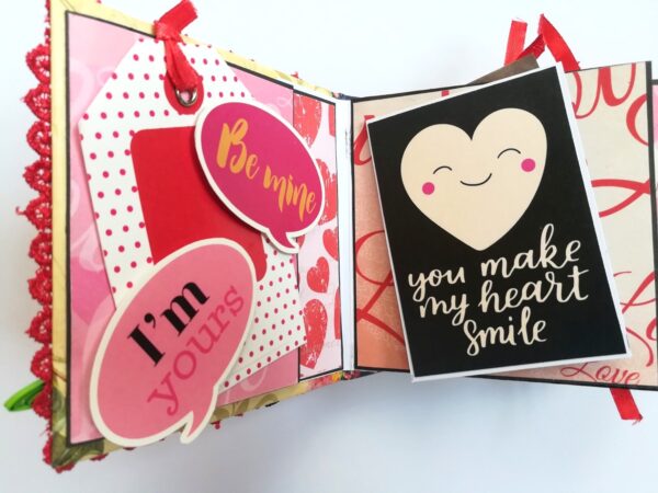 Cute Mini Love Valentine Scrapbook image Cute Mini Love Valentine Scrapbook image