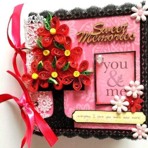 Sweet Memories Romantic Scrapbook image