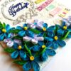 Quilled Corner Birthday Handmade Greeting Card image