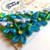 Quilled Corner Birthday Handmade Greeting Card image