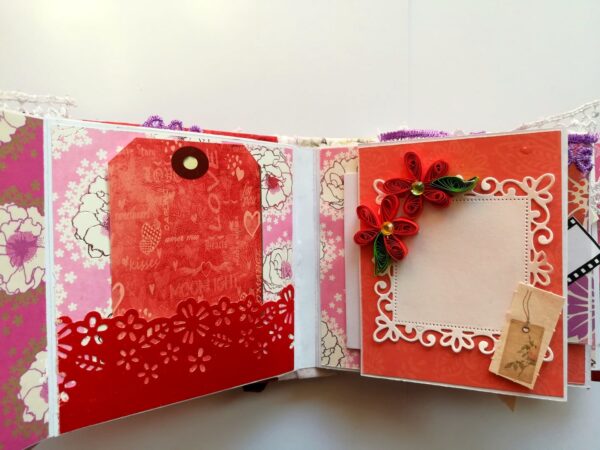 Romantic Love Handmade Scrapbook image Romantic Love Handmade Scrapbook image