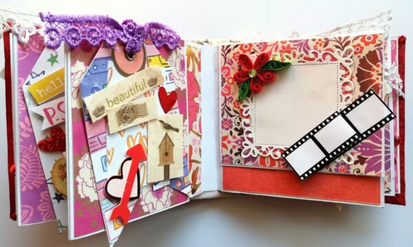 Romantic Love Handmade Scrapbook image Romantic Love Handmade Scrapbook image
