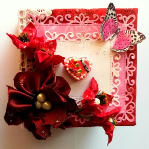 Romantic Love Handmade Scrapbook image