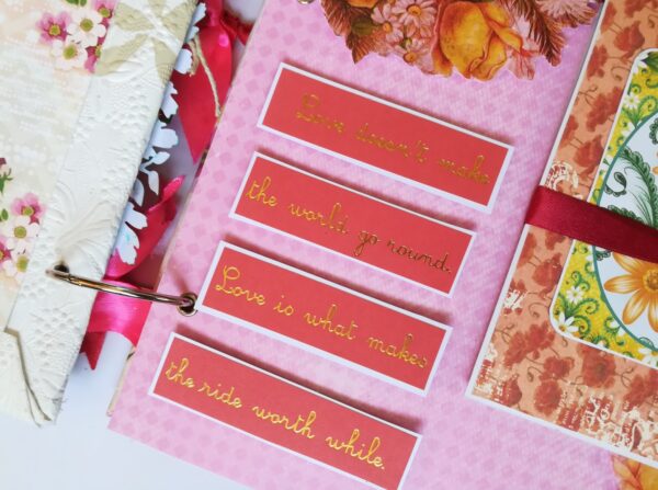 Beautiful Moments Handmade Scrapbook Album image