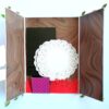 Love theme Quilled Red Flowers Greeting card image