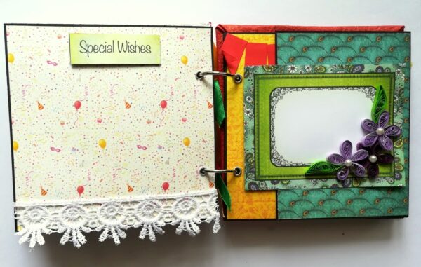 Handmade Love And Birthday Scrapbook Album image