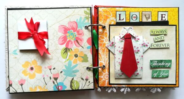 Handmade Love And Birthday Scrapbook Album image