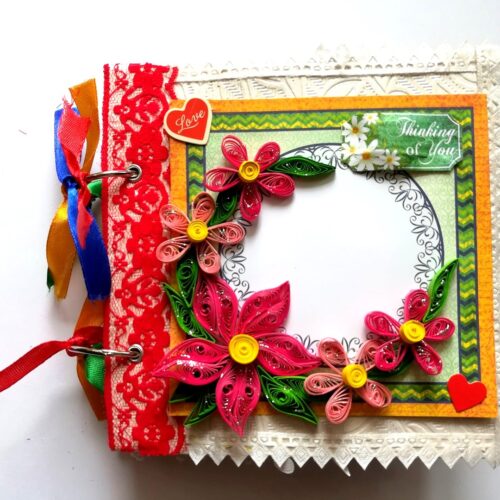 Handmade Love And Birthday Scrapbook Album image