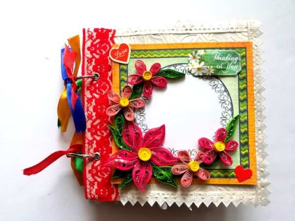 Handmade Love And Birthday Scrapbook Album image