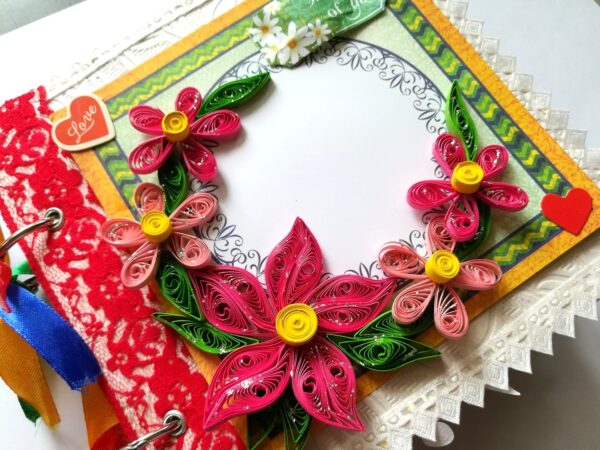 Handmade Love And Birthday Scrapbook Album image