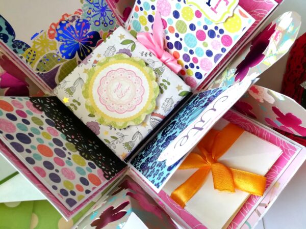 Love and Birthday Explosion Box With Mini Book Album image