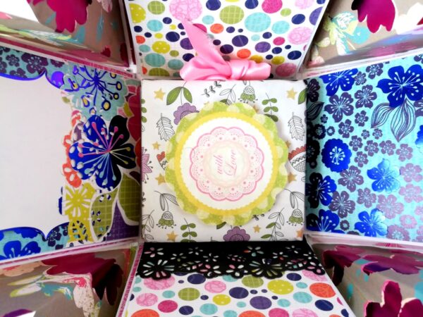 Love and Birthday Explosion Box With Mini Book Album image