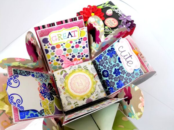 Love and Birthday Explosion Box With Mini Book Album image
