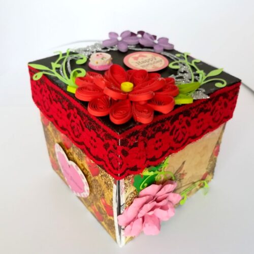 Love and Birthday Explosion Box With Mini Book Album image