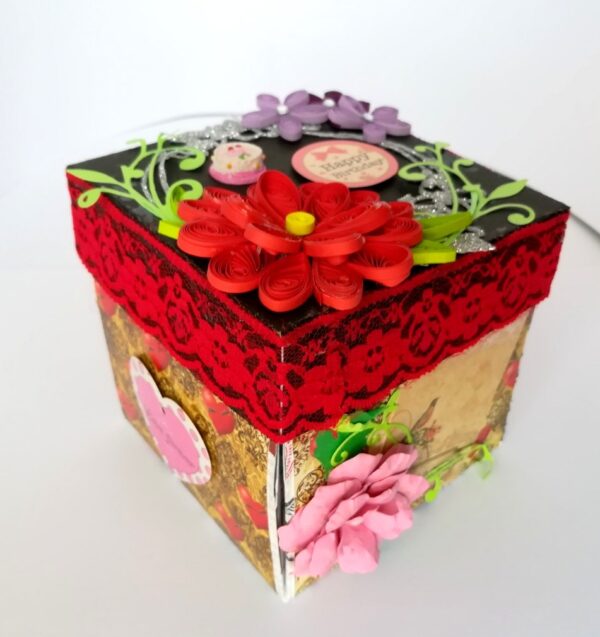 Love and Birthday Explosion Box With Mini Book Album image