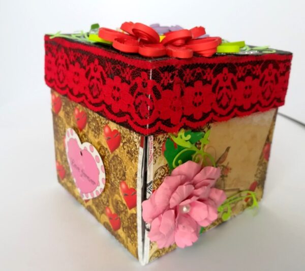 Love and Birthday Explosion Box With Mini Book Album image