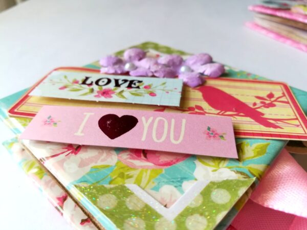 Pocket Mini Handmade Paper Book image Pocket Mini Handmade Paper Book image