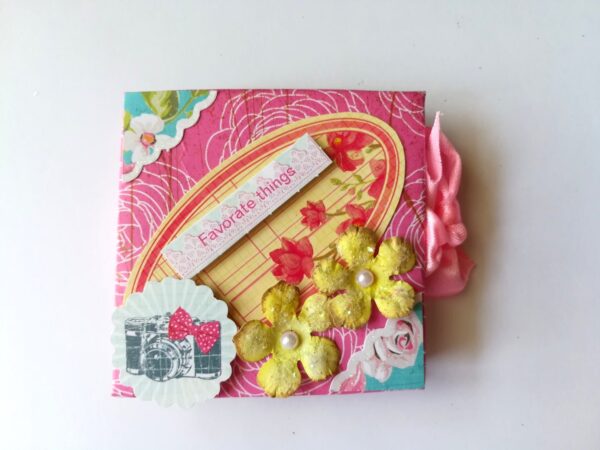 Pocket Mini Handmade Paper Book image