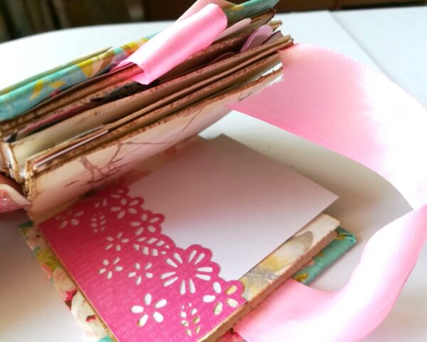 Pocket Mini Handmade Paper Book image Pocket Mini Handmade Paper Book image