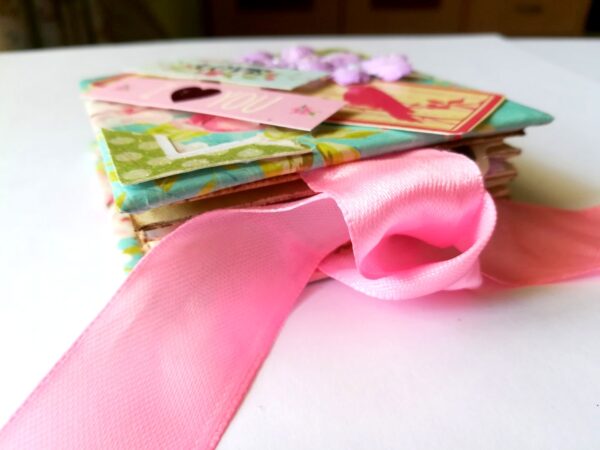 Pocket Mini Handmade Paper Book image Pocket Mini Handmade Paper Book image
