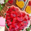 Shiny Red Heart Quilled Love Greeting Card image