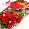 Shiny Red Heart Quilled Love Greeting Card image