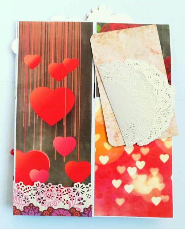 Valentine Card In A Box Pop up Handmade Gift image