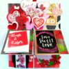 Valentine Card In A Box Pop up Handmade Gift image